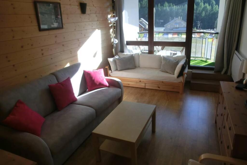 Appartement Studio Front De Neige, Acces Direct Aux Pistes Isola 2000 Bagian luar foto